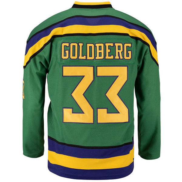 Greg Goldberg #33 Men's Movie Green Hockey Jersey