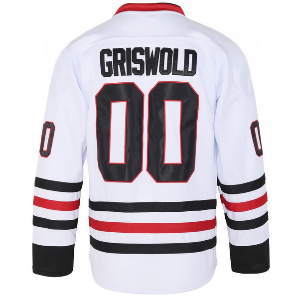 Clark Griswold #00 Men's White Sport Hockey Jersey