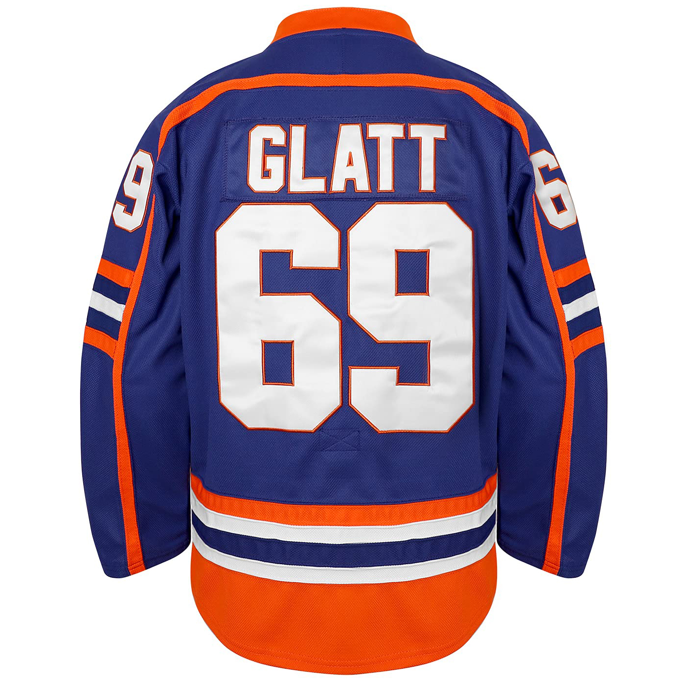 Doug Glatt #69 Men's Blue Movie Hockey Jersey