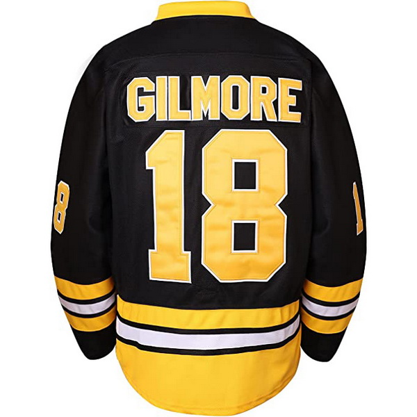 Happy Gilmore #18 Men's Black Hockey Jersey