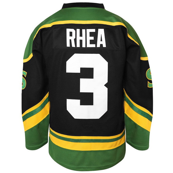 Ross The BOSS Rhea #3 Men's Black Hockey Jersey