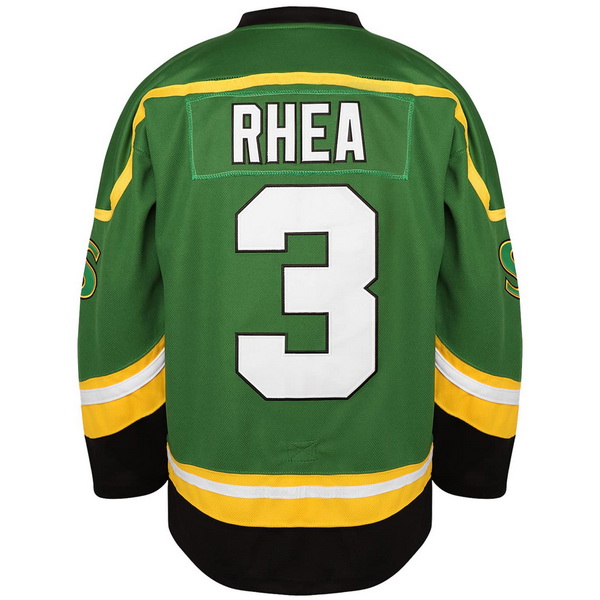 Ross The BOSS Rhea #3 Men's Green Hockey Jersey