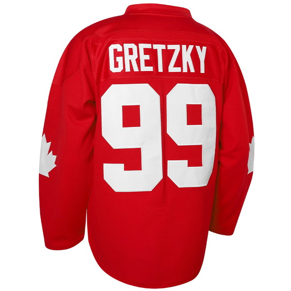 Wayne Gretzky #99 Men's Red Canada Team Hockey Jersey