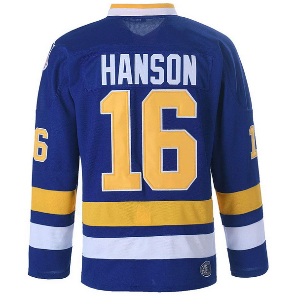 Jack Hanson #16 Men's Blue Brothers Sport Hockey Jersey