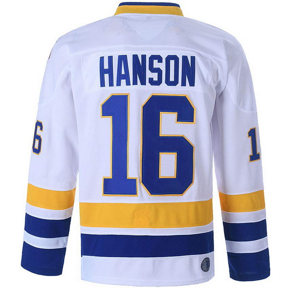 Jack Hanson #16 Men's White Brothers Movie Hockey Jersey