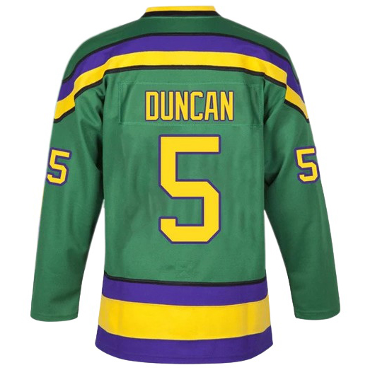 Tammy Duncan #5 Men's Green Movie Classic Hockey Jersey