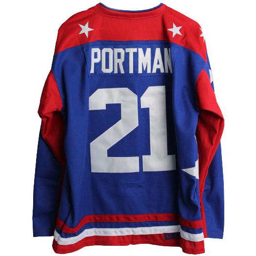 Dean Portman #21 Men's Blue/Red Team USA Hockey Jersey